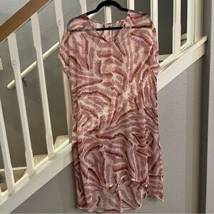 LOGO Lori Goldstein Cover Up Pink XSP